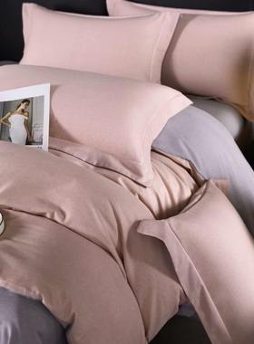 AB磨毛四件套秋冬加厚被套床单保暖四件套床单款床上用品