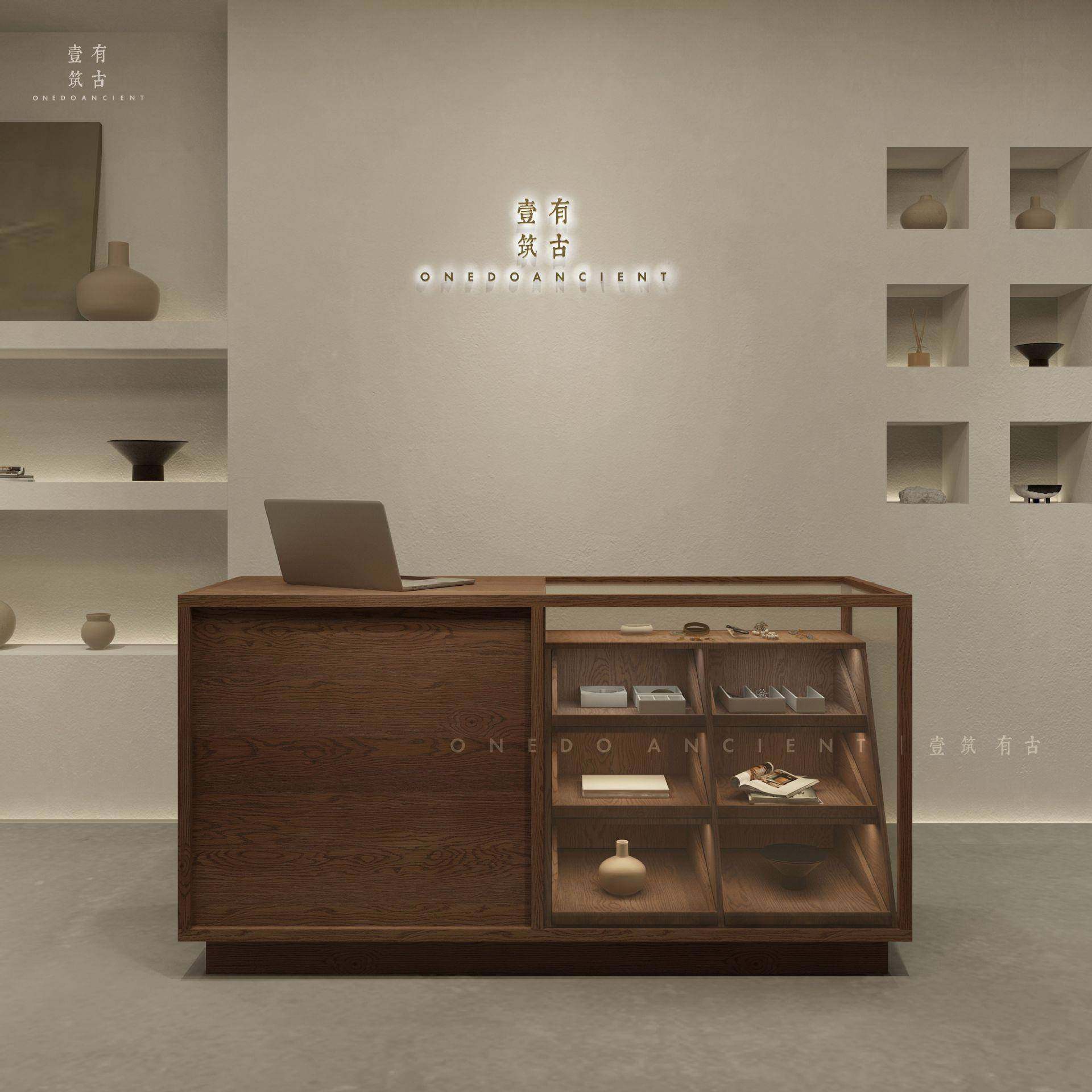 收银展示柜售卖柜销售柜台桌收款台前台做旧商场首饰店珠宝店玉器,淘宝优惠券,粉丝福利购,淘宝优惠卷