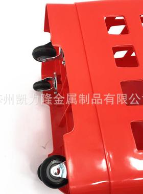 超市四轮购物篮拉杆篮四轮超市购物篮直销70L