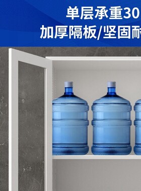 铁皮文件柜办公室档案柜资料柜财务会计凭证柜储物柜中二斗铁皮柜