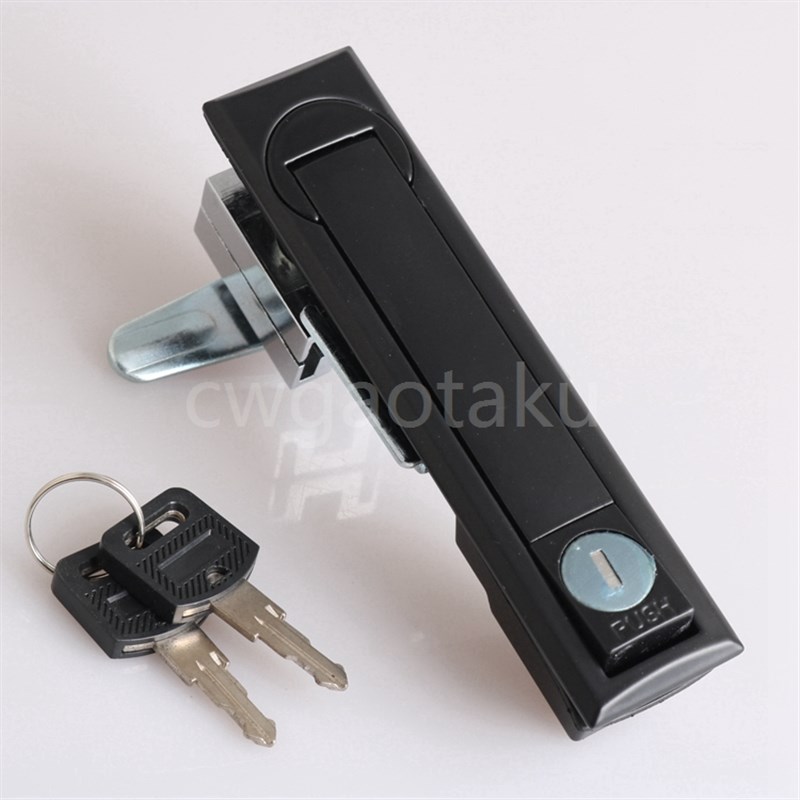 MS731-3 Rodless Heaven and Earth Link Lock Electric Cabinet Box Small Square Lock Zinc Alloy Material Chassis Cabinet Link Lock