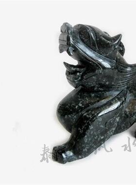 天然墨玉貔貅桌面摆件家居饰品z玄关客厅办公室乔迁店开业商务礼