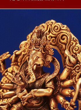 藏式象鼻财神头客厅纯铜家用像用供奉摆件精品做旧装物尼泊尔小号