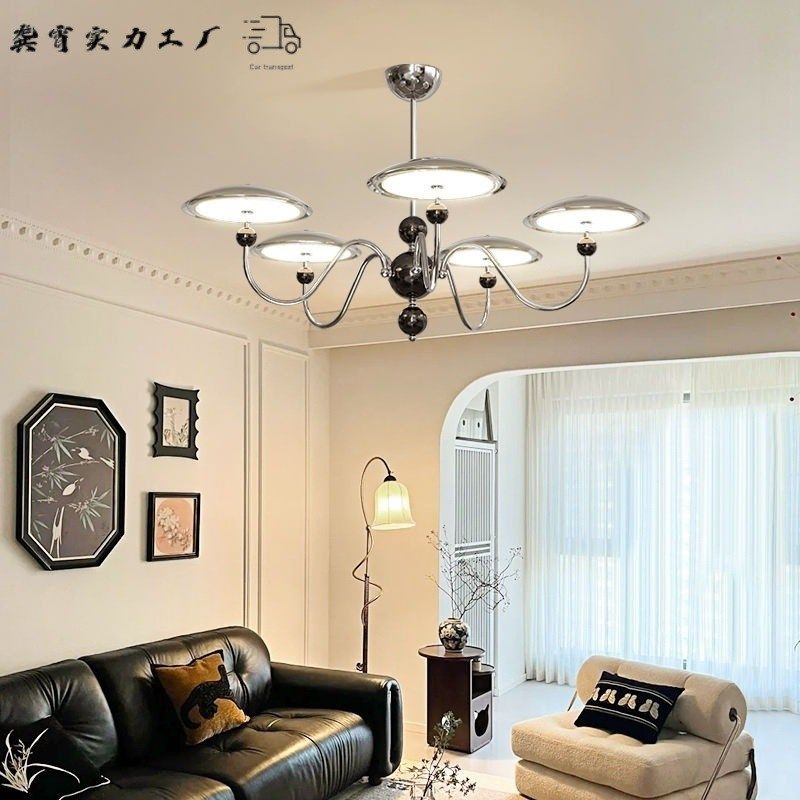 吊灯奶油大厅复古主灯新款飞碟中古灯具餐厅中古风灯具复古吊灯,淘宝优惠券,粉丝福利购,淘宝优惠卷