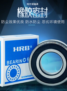HRB哈尔滨加厚加宽轴承62300 62301 62302 62303 62304 2RZ 2Z P5