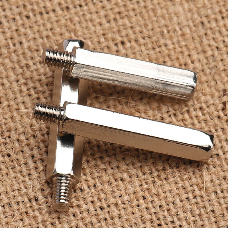 Heirloom plated black hexagonal single-head column nickel-plated isolation hexagonal column chassis motherboard screw column blue zinc single-pass stud