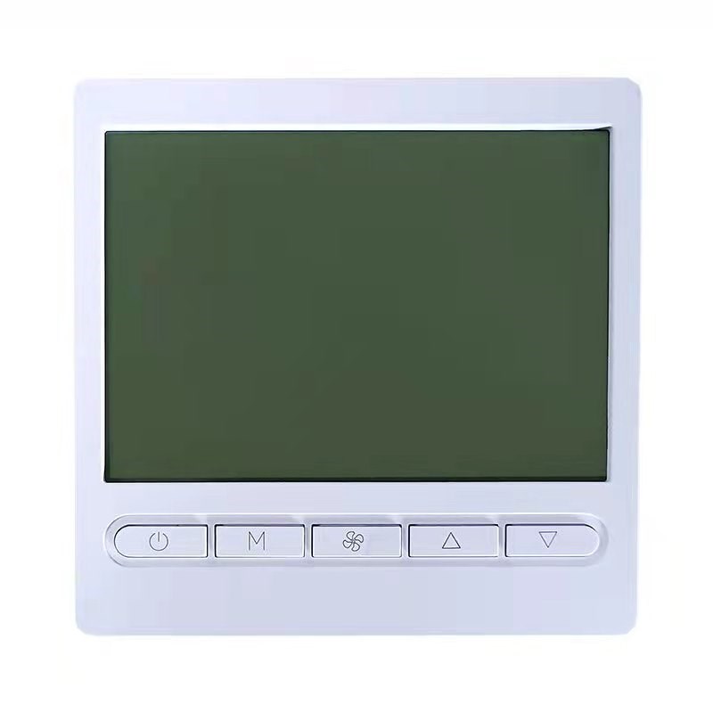 新款大屏中央空调风机盘管温控器水冷三风速自动控温面板直流无刷 - 图2