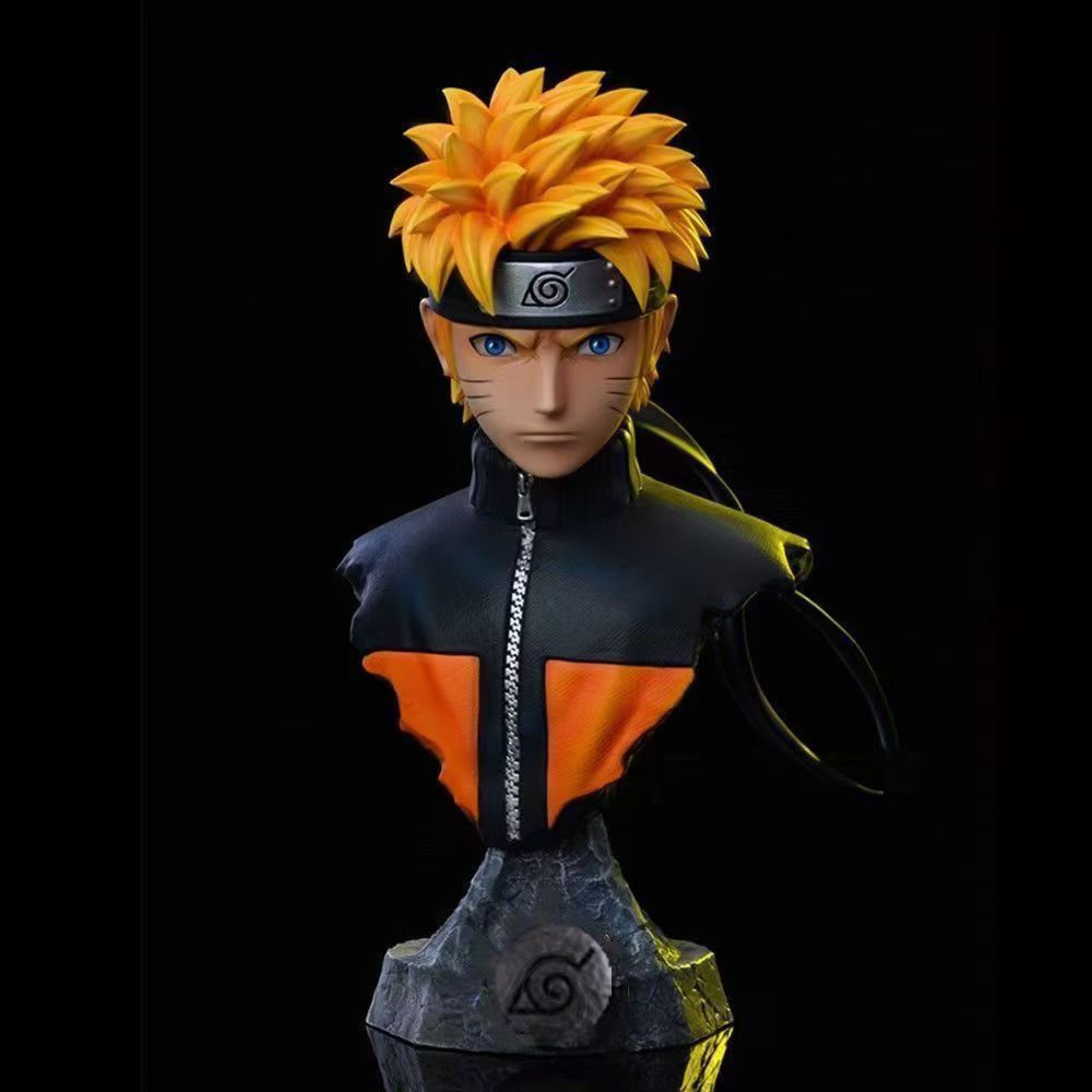 Naruto figure Obito Naruto Sasuke Itachi bust commemorative model car chassis ornament doll