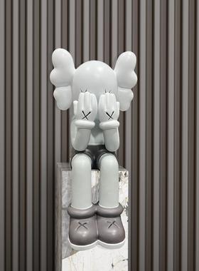 网红坐姿暴力熊摆件软装玩偶卡通公仔简约客厅电视柜玄关装饰品