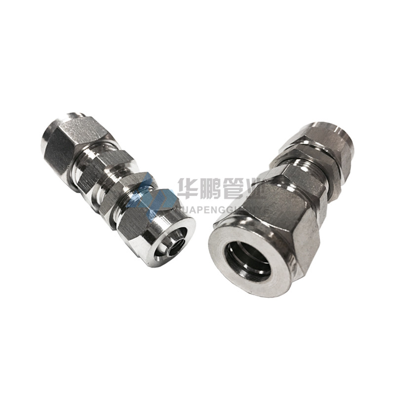 304不锈钢卡套转快拧接头穿隔板安装硬管转软管穿板接头PU管接头,淘宝优惠券,粉丝福利购,淘宝优惠卷