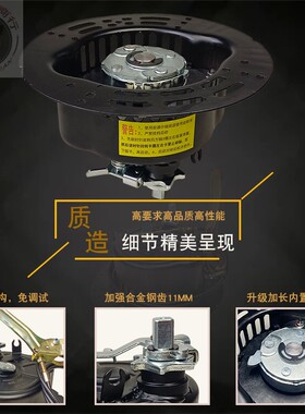 柴油微耕田机配件水泵170F186F188FA192拉盘改手摇免拉省力启动器
