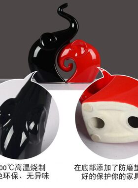 现代家居客厅酒柜电视柜装饰品摆件创意陶瓷小对象工艺品婚房摆设