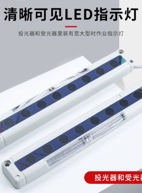 莫克韦尔T5N-XN11/XN5 T6N-XN16/XN12/XN8区域光栅红外对射传感器