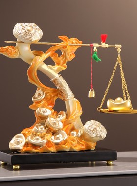 新中式高档称心如意摆件酒柜客厅装饰品I开业礼物搬家乔迁新居礼