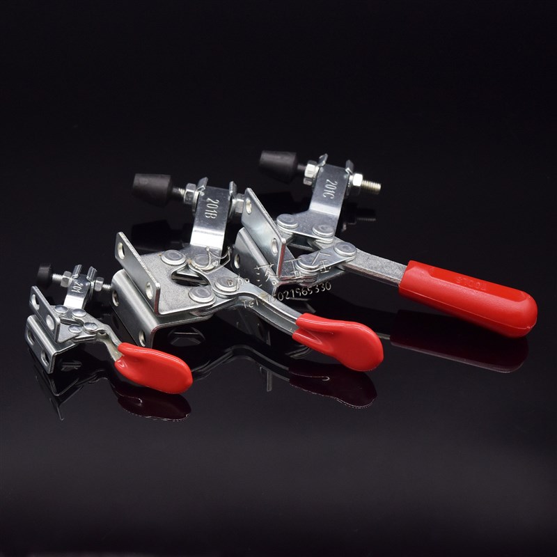 快速夹具201C水平式焊接压紧器201B木工雕刻机压紧器工装夹头固定 - 图2