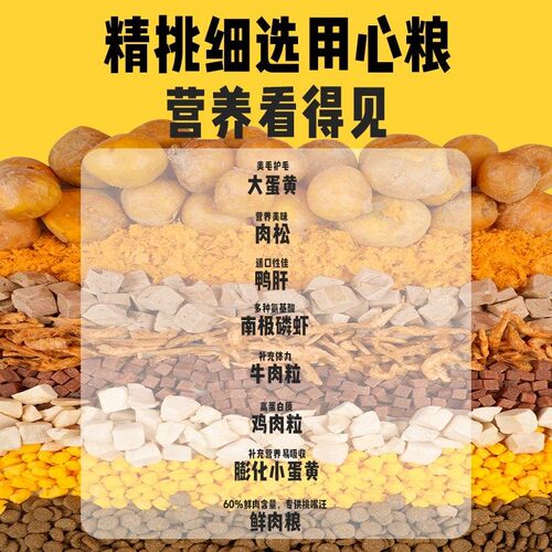 冠绅全价全期无谷70%冻干含量幼成犬金毛雪纳瑞泰迪通用营养均衡 - 图3
