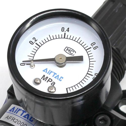 亚德客原装气动过滤器压力表F-GS/GF/GU4010M/4004M/5010M气压表 - 图0