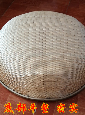 柳编竹编圆形笸箩收纳筐家用藤编簸箩筐馒头筐干果柳条筐簸箕大号