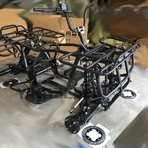 沙滩车配件龙鼎大悍马沙滩车整套车架车体减震轴传动碟刹后桥总成 - 图0