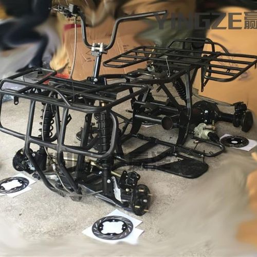 沙滩车配件龙鼎大悍马沙滩车整套车架车体减震轴传动碟刹后桥总成 - 图1