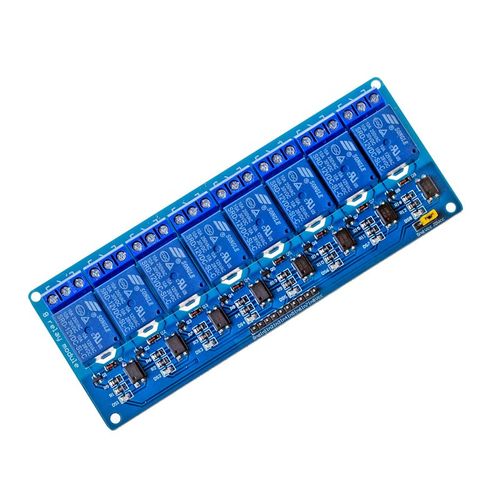 8路继电器模块 5v 12V带光耦隔离低电平 八路继电器控制板模块 - 图1