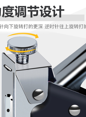 手动气钉枪码钉射钉枪钢打钉器专用线槽神器直钉u型马丁木工工具
