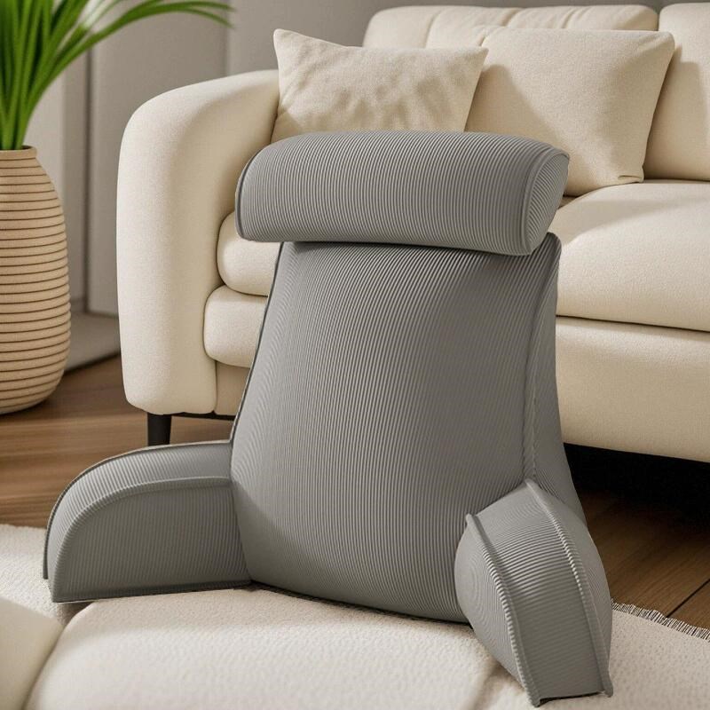 床头大靠背垫靠枕软包沙发飘窗孕妇喂奶护颈护腰靠垫床上靠背枕垫 - 图2