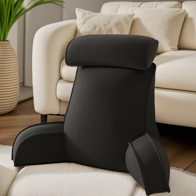 床头大靠背垫靠枕软包沙发飘窗孕妇喂奶护颈护腰靠垫床上靠背枕垫 - 图1