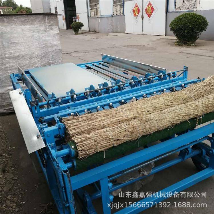 玉米秸秆草席编织机蒲草稻草草苫子机2m蔬菜大棚保温草帘机 - 图0