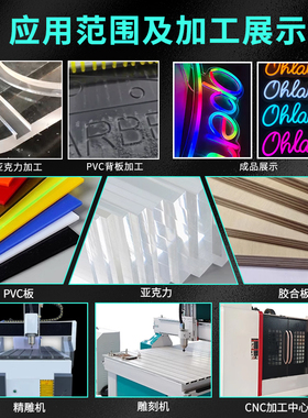 七彩霓虹灯刀发光广告字体二代三代两件式矽胶开槽雕刻刀具可定制