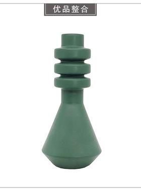 样板间北欧软装饰品客厅书柜家居摆件不规则陶瓷雕塑BJ115-4-115