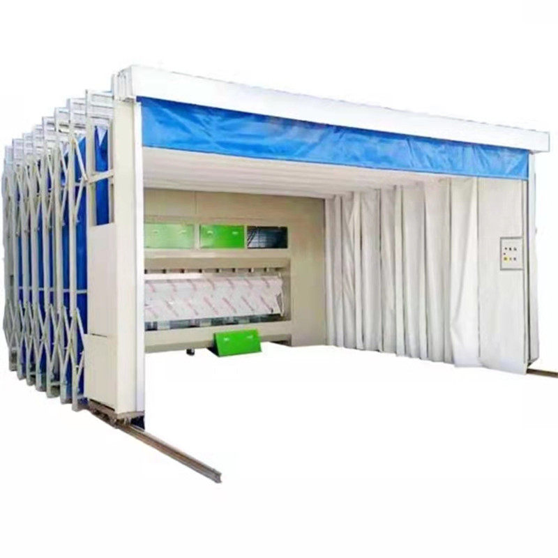 移动式伸缩喷漆房大型轨道式电动折叠烤漆房家具无尘打磨房伸缩房,淘宝优惠券,粉丝福利购,淘宝优惠卷