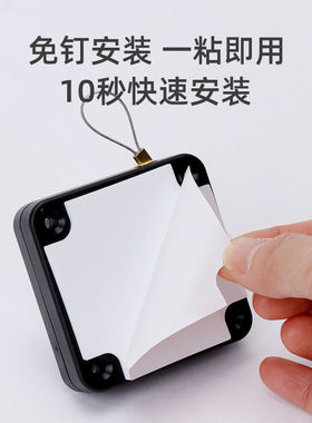 闭门器自动关门器免打孔家用简易缓冲关门神器拉绳闭合推拉门静音