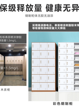 鑫世佳窄边更衣柜办公室员工柜衣物存放柜宿舍换衣柜美发店置物柜