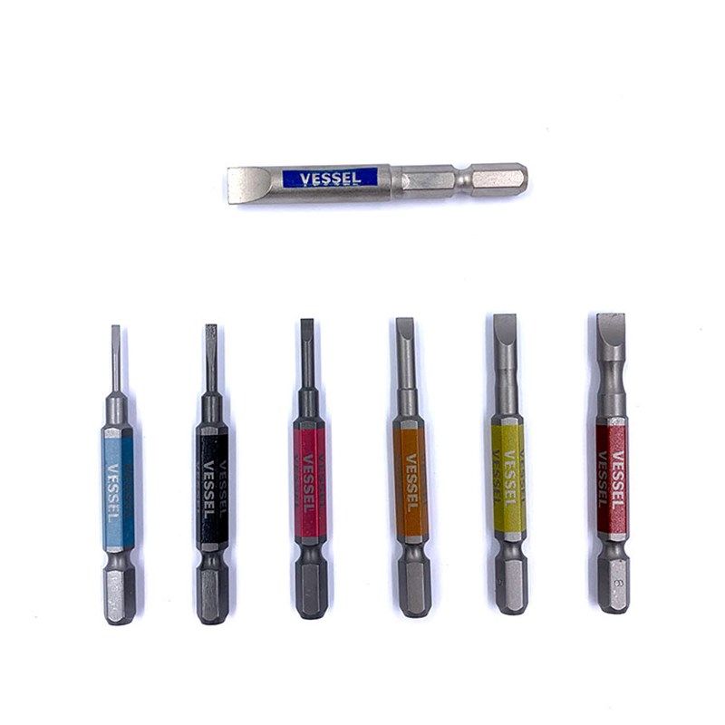 日本进口VESSEL威威一字批头带磁性电动螺丝刀风批嘴气动起子批咀 - 图3