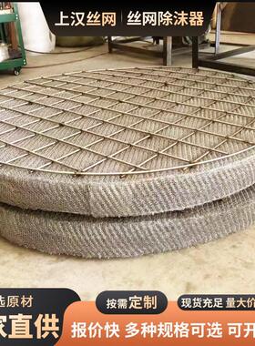 圆方形304不锈钢丝网除沫器除雾器塔内气液分离过滤网丝网除沫器