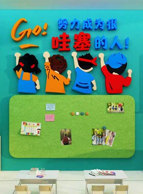 毛毡照片展示贴班级文化布置教室装饰墙面务公告栏黑板报学习园地