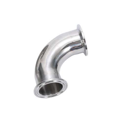 不锈钢卫生级90度快装弯头304卡箍卡盘弯头内外镜面抛光卡盘弯头 - 图2