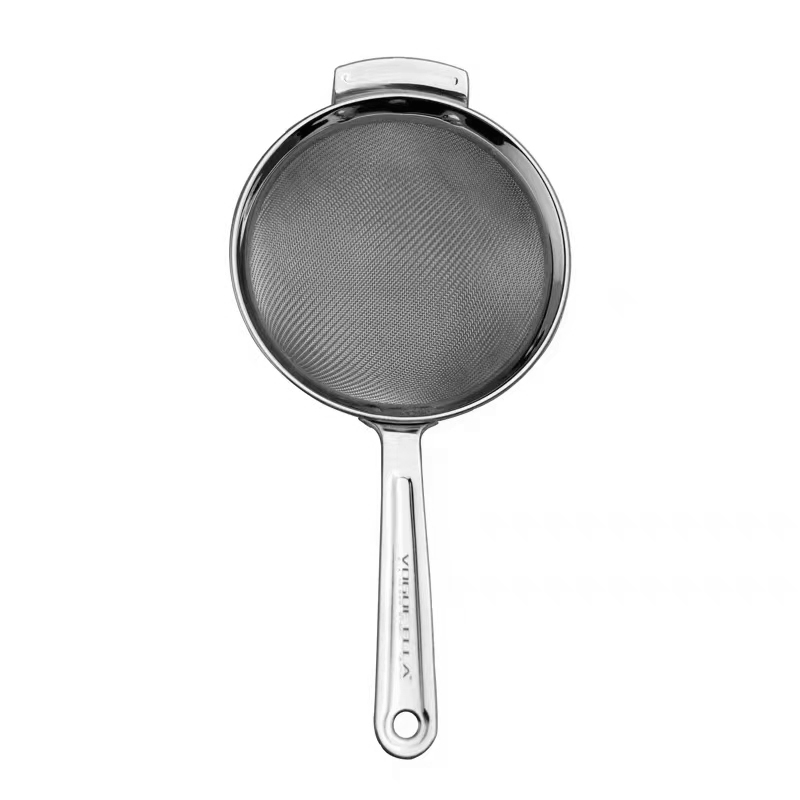 18-10不锈钢 家用网筛网漏面粉筛 手持油炸过滤网 细密厚实 - 图3