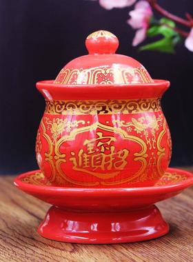 大悲咒佛杯道杯仙杯莲花杯净水杯大悲水杯招财杯财神杯供杯包邮