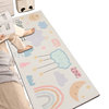 Long bedside carpet, living room carpet, bedroom thickened bedside sofa, coffee table blanket, foot pad, bay window floor mat, mirror front blanket