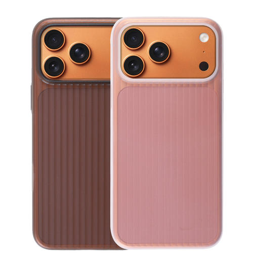 AOAP 适用iPhoneAir超薄手机壳苹果17ProMax瓦楞纹透明磨砂PP壳17por超轻斜波纹散热镜头大孔原机裸感保护壳 - 图3