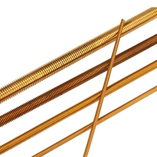 铜丝杆 黄铜牙条 铜全牙螺杆螺丝杆M4M5M6M8M10M12M16M20 - 图2