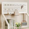 Multifunctional perforated board storage rack floor-standing bookshelf storage rack multifunctional storage rack removable trolley