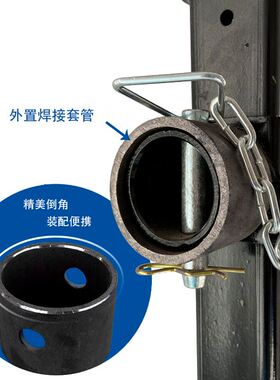 手摇千斤顶推车指向轮支腿农具支撑架机械螺旋升降支架配件3吨5吨