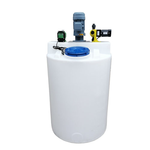 全自动PE加药装置塑料桶带搅拌机计量泵PACPAM装置耐酸碱腐蚀储罐 - 图3