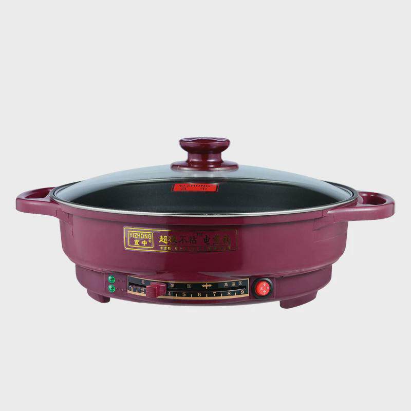Multifunctional electric frying pan non-stick flat bottom electric pancake frying pan single-sided heating plug-in household deepening