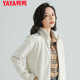 Duck polar fleece stand collar short coat for women fleece jacket