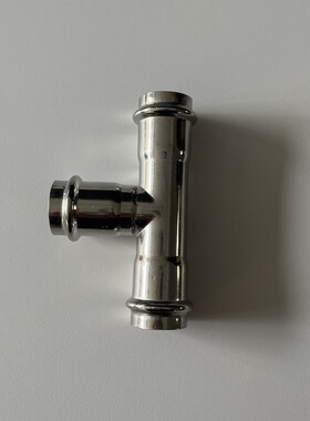 304不锈钢卡压式等径三通卡压管件薄壁水管T型管件接头