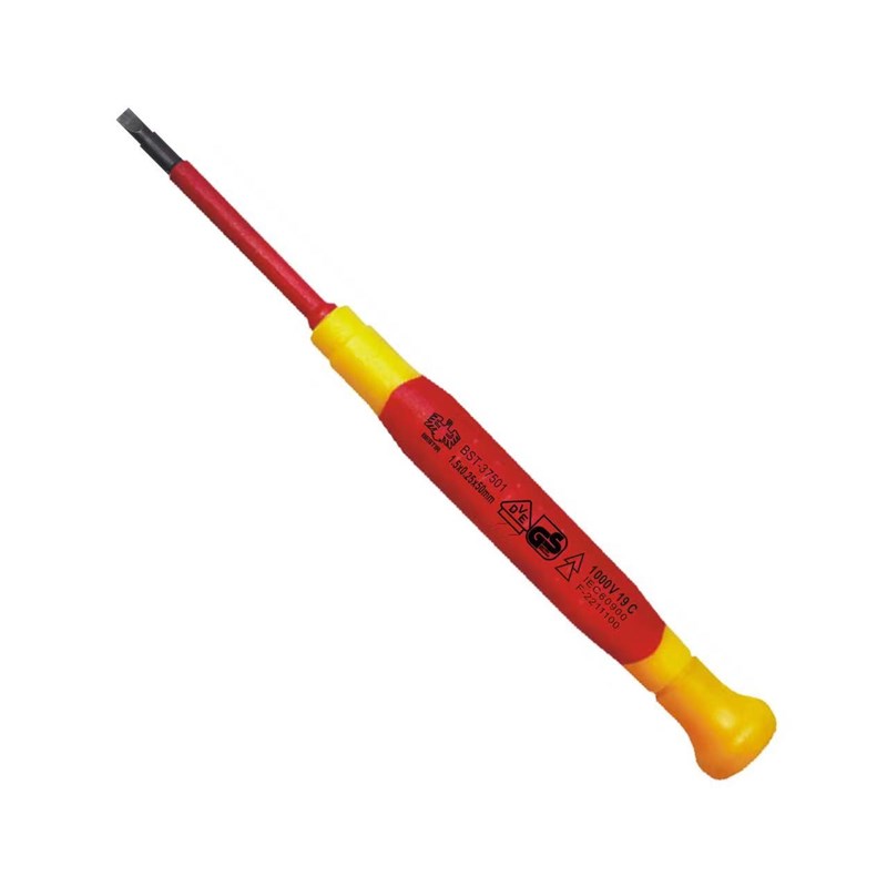 鹰之印VDE耐高压1000V绝缘螺丝刀精密准调试改锥起子一字十字工具 - 图2